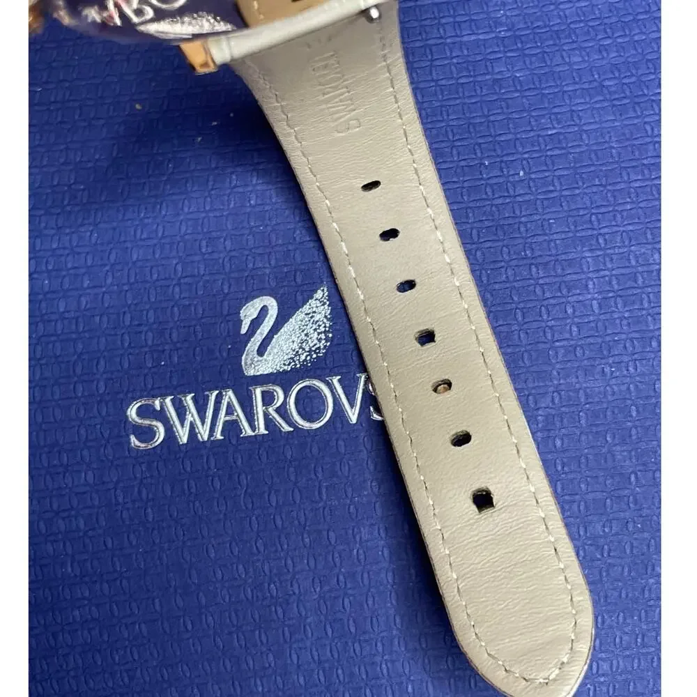 Swarovski silver dial